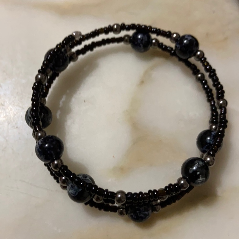 Black and white bracelet